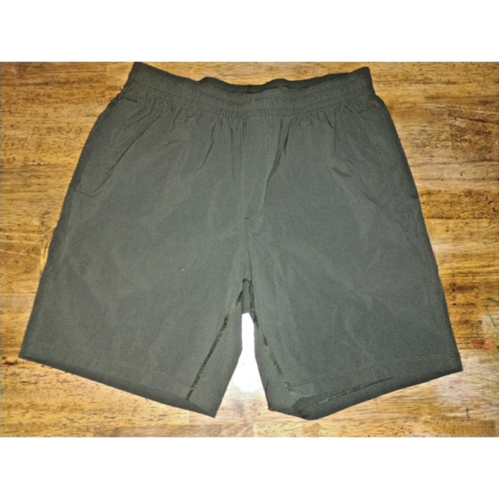 BearBottom Shorts Men Medium Green 5.5" Elastic Waist Performance Stretch‎